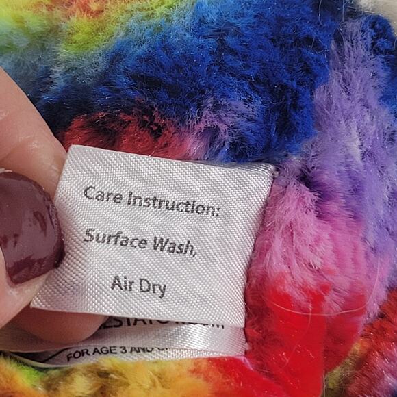 Fiesta Tie Dye Wolf Plush 10" Great Wolf Lodge Collectible Stuffed Animal - Picture 14 of 16